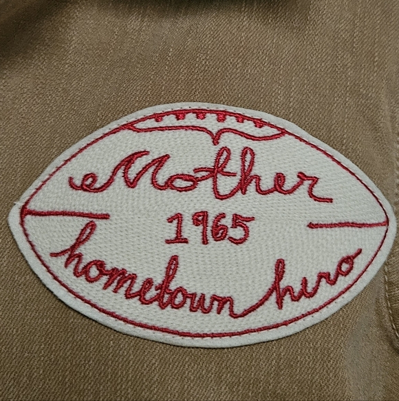 MOTHER Utility Jacket in Tan with Brown Accents - Picture 6 of 11